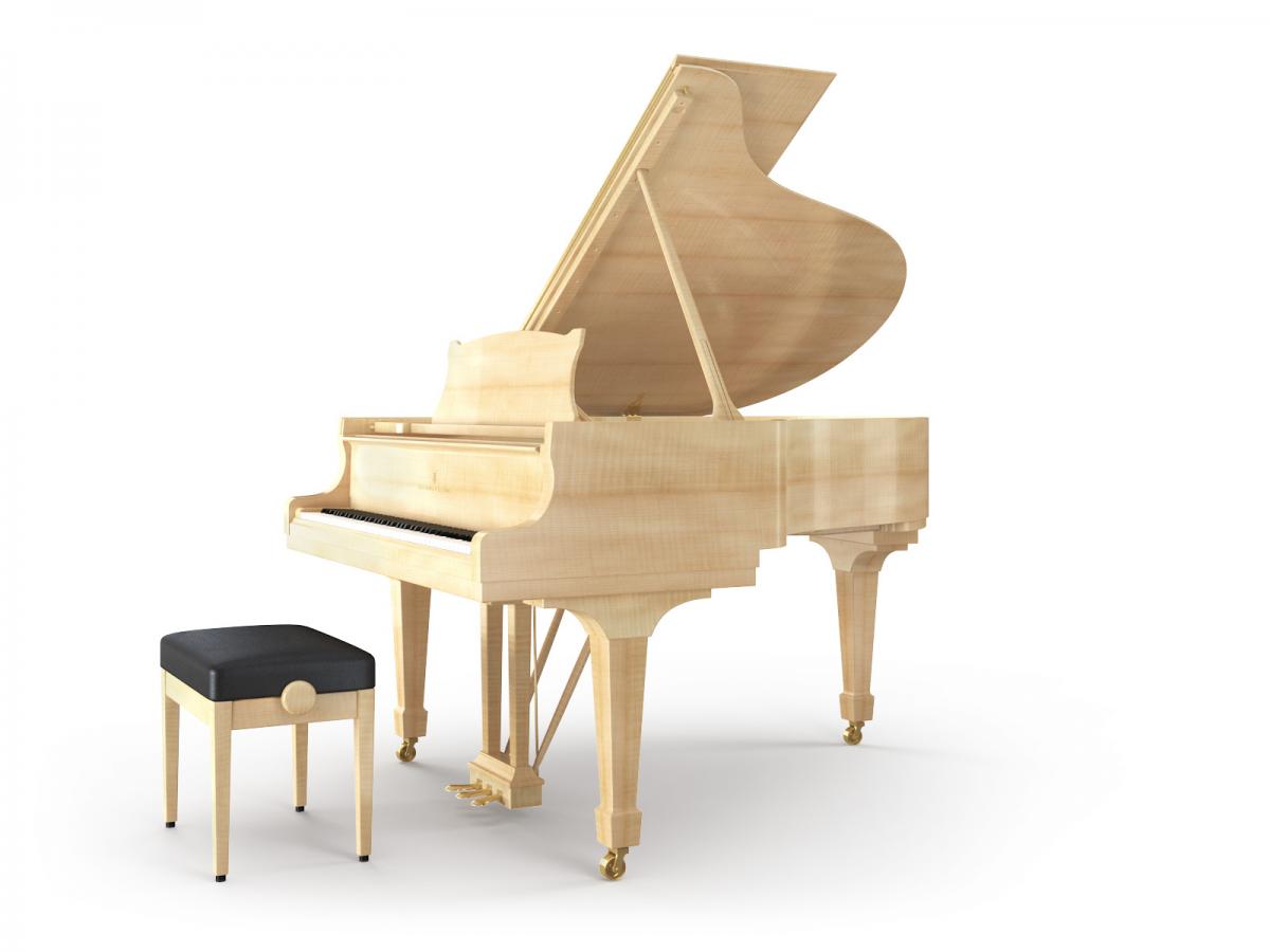 Grand Piano Figured Sycamore